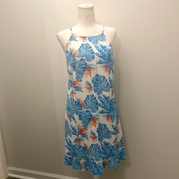 Roxy Dresses & Skirts - ROXY Floral Monstera Leaf Print Dress - Size Medium